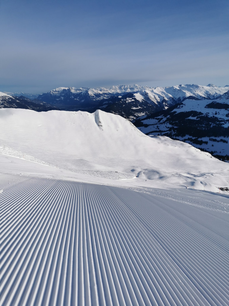 Dafür stehen Skifahrer morgens früh auf!