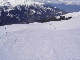 Und nochmal die rote (von unten gesehen rechte) Piste am SCHL &amp;quot;Pas-de-Bouef&amp;quot;.