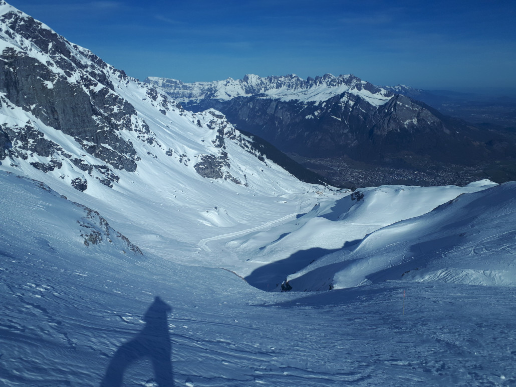 Skiroute Pizol Hütte