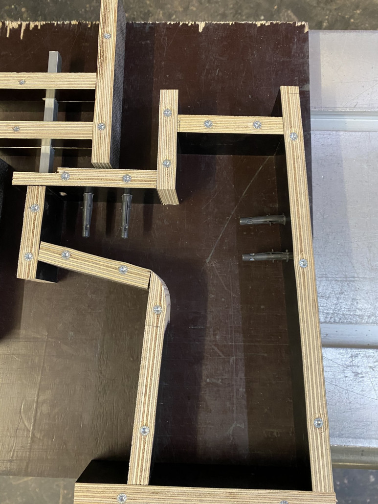 Schalung Bergstation