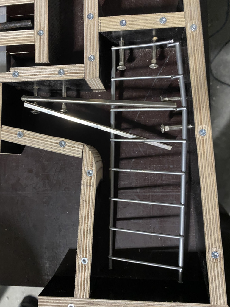 Bergstation mit Eisen