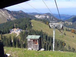 Blick von der Roßkopf-Lift Bergstation