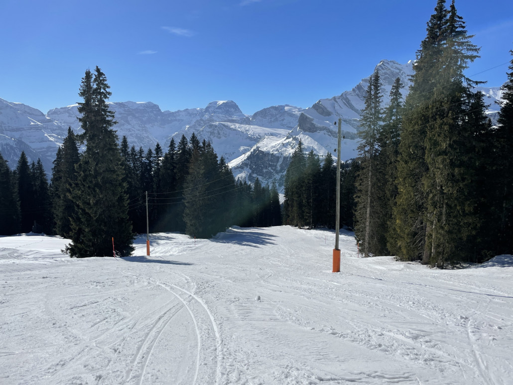 Piste Nr. 4 vom Seblengrat nach Grotzenbüel