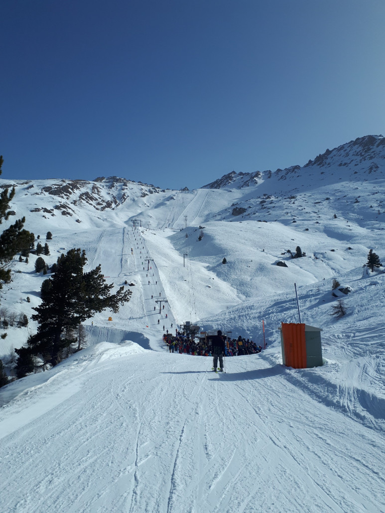 Warum am Greppon Blanc 1+2 nicht schon lange ein 6er steht verstehe ich nicht. Hier ist so viel los und unabhängig von der Verbindung ist es eine tolle Wiederholungspiste.