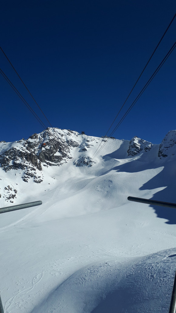 Jetzt geht es endlich auf den Mont Fort hoch!