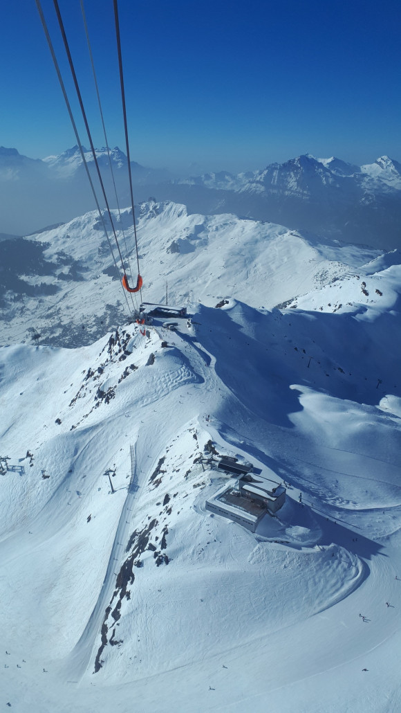Nun geht es wieder zum Mont Gele um die letzte Route zu fahren.