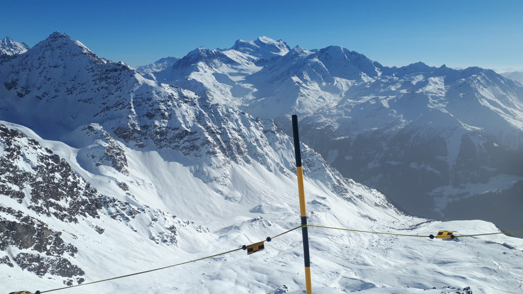 Blick Richtung La Chaux wo es hin gehen soll