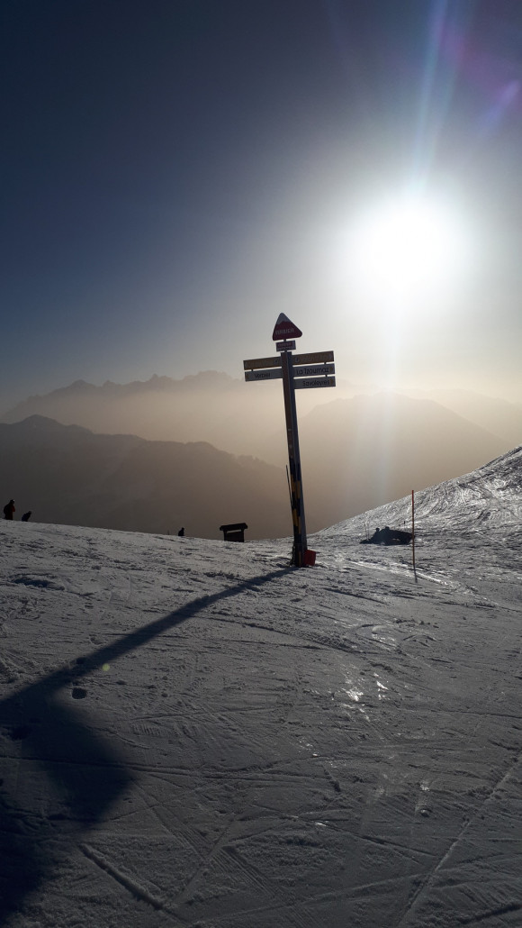 Letzter Blick zur Sonne