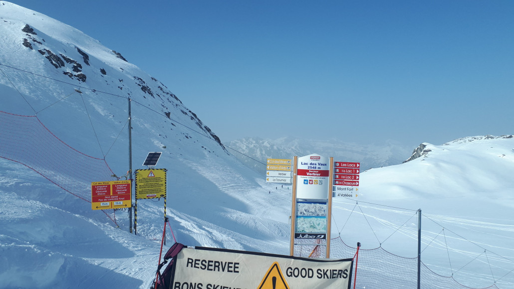 Zufahrt Portal Col des Mines und Vallon d'Arbi