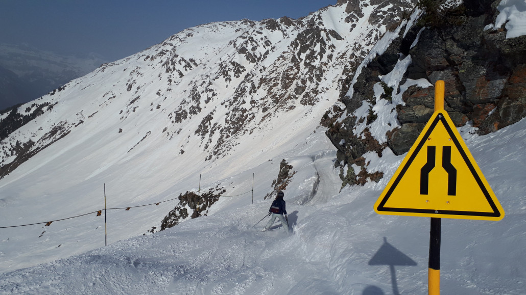 Zufahrt zum "Eiskanal"