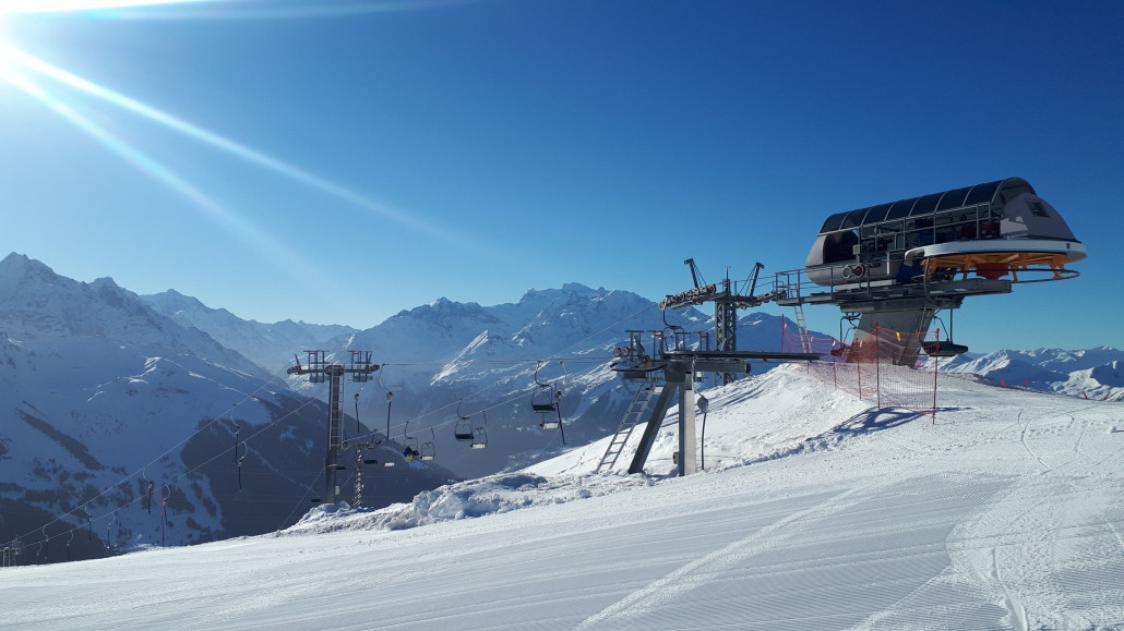 Der Schlepplift oben läuft nicht