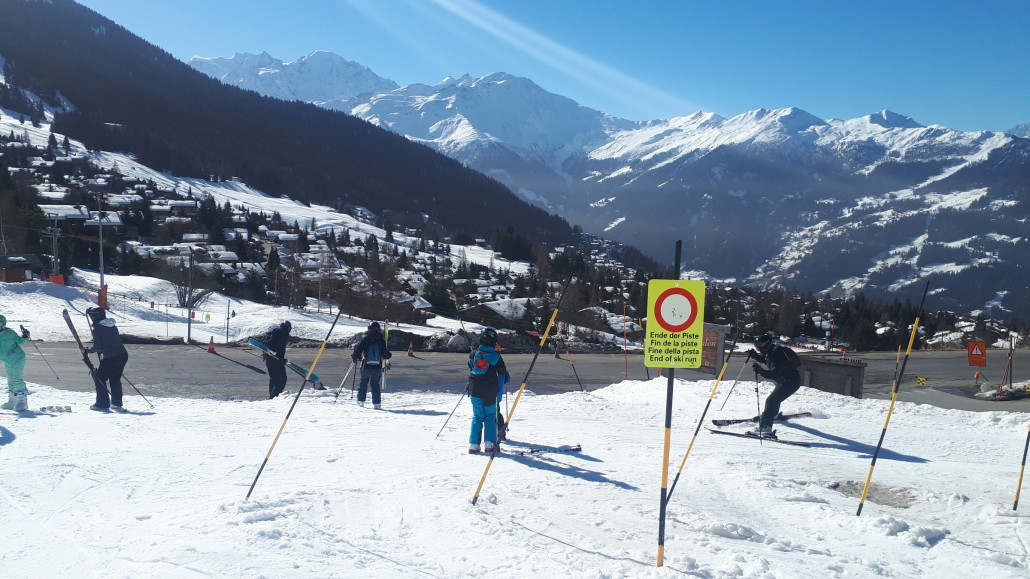 Nun geht es nach Verbier. Ziel ist die Savoleyers Gondelbahn