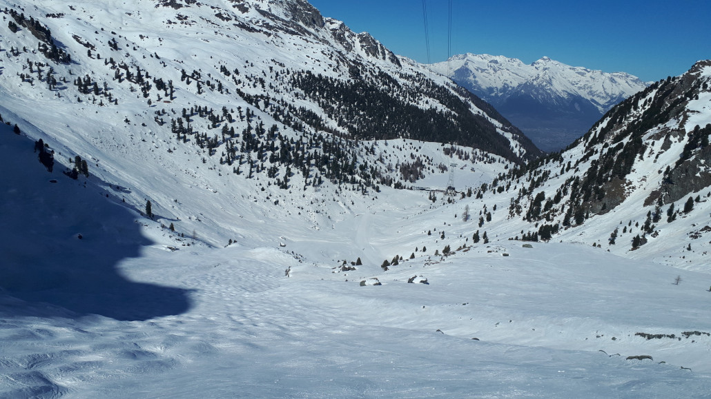 Einige tolle Wiederholungsfahrten an der Gentianes Pendelbahn