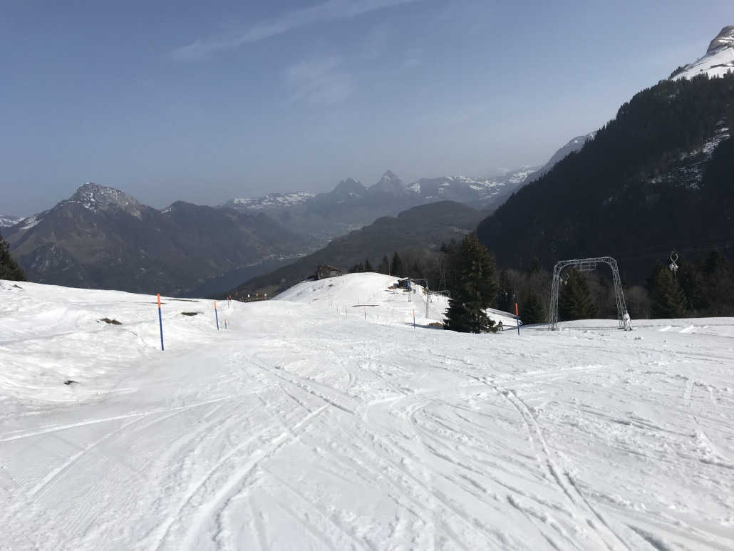 Herti natürlich weich, aber noch mit ausreichend Schnee