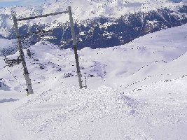 Strecke (Kurve) des SCHL &amp;quot;Bella Tola&amp;quot;.