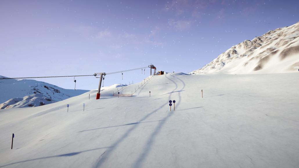 Bergstation Mittagssattellift