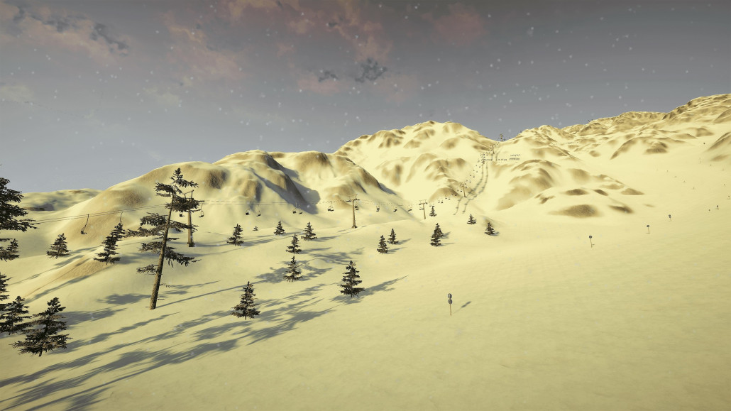 Holzermoosbahn, Strecke unterer Teil