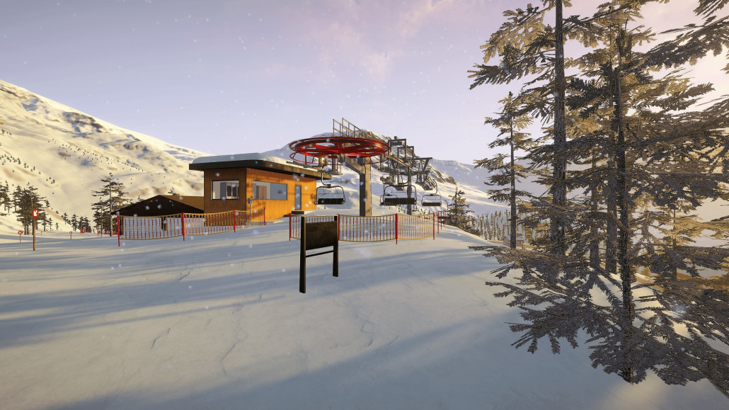 Bergstation Hintergrünbahn, von dort gelangt man entweder zurück nach Hintergrün oder zur Talstation Dorfbahn und Hallsteinlift