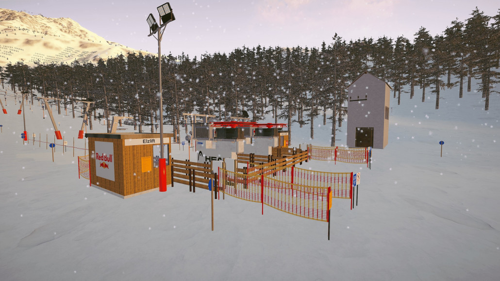 Zuletzt noch SL's Elzlift (vorne) und Slalomhanglift (hinten)