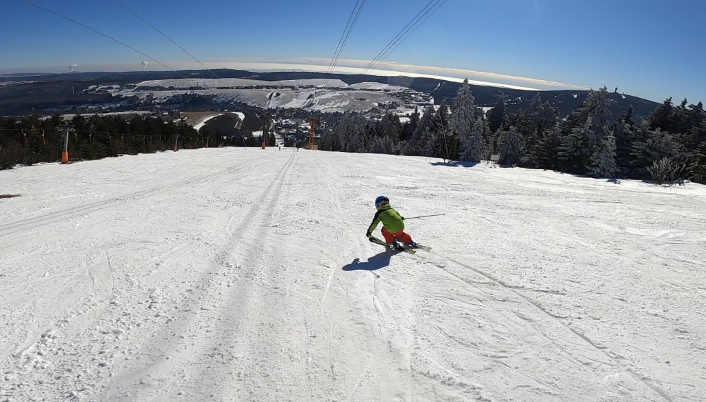 Rennstrecke oberer Teil