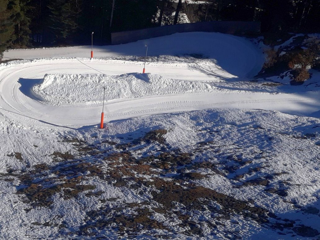 Rodelbahn Söll: gute Schneelage