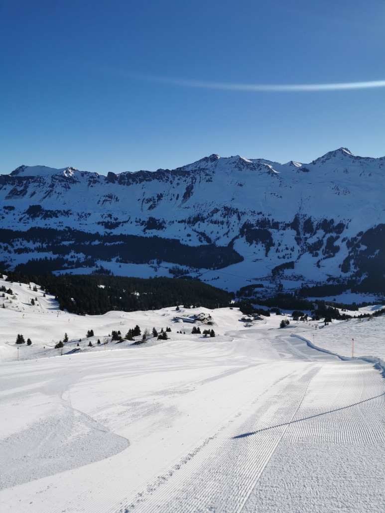 Immer ein Spass von kurzer Dauer dieser Pistenzustand
