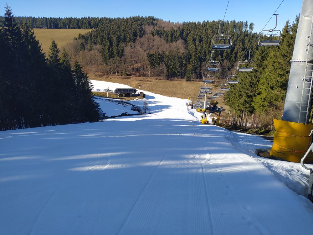 Kleine Büre. Man beachte die meterhohe Kante rechts unten im Flachen.