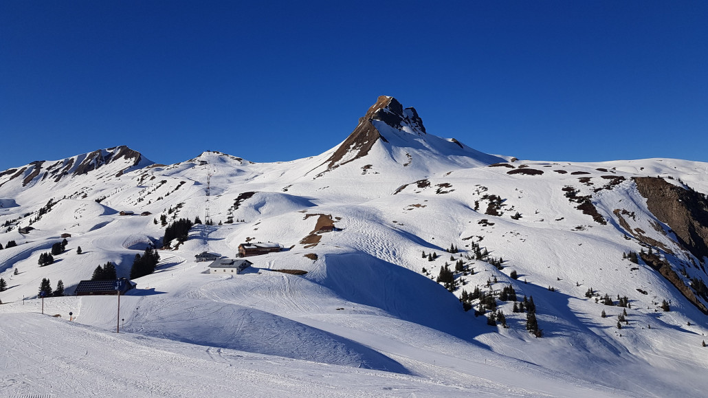 Ab 15 Uhr ist es immer einsam ruhig in Damüls