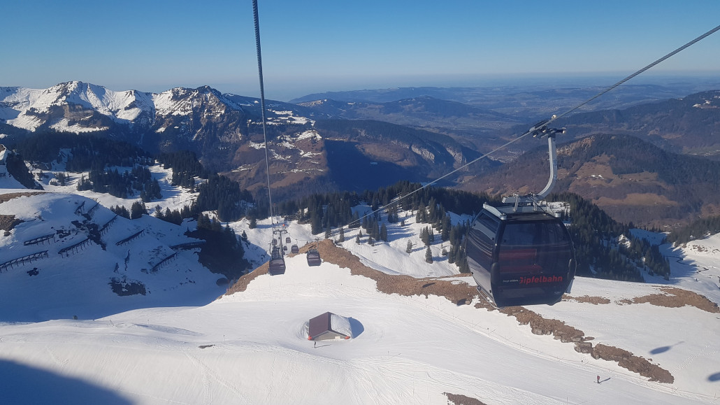 Im Tal ist es schon sehr grün