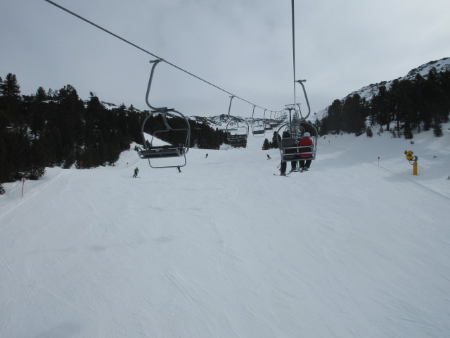 2-CLF Schartenkogel, darunter die Tulfeinalm-Abfahrt