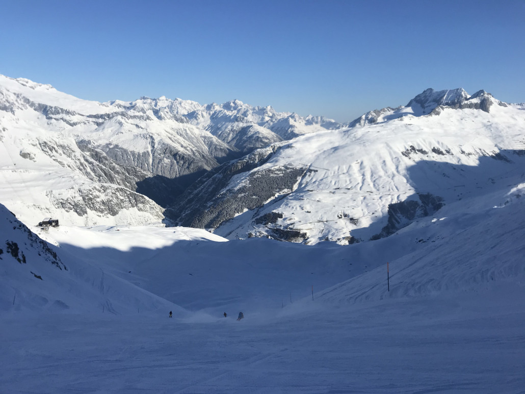 Gemsstock perfekt. Dank 8.00Uhr-Slot auch noch mehrfach ohne Wartezeiten