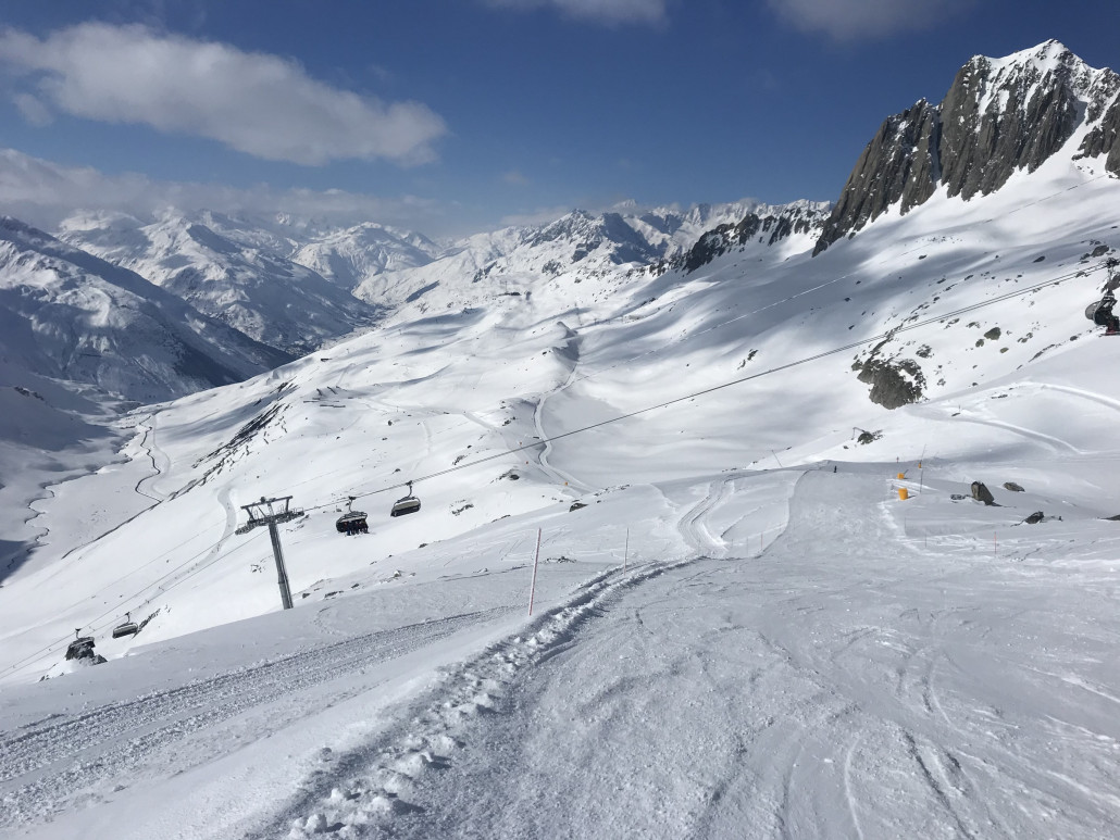 Wenig los auch auf der Nätschen-/Schneehüenerstock-Seite