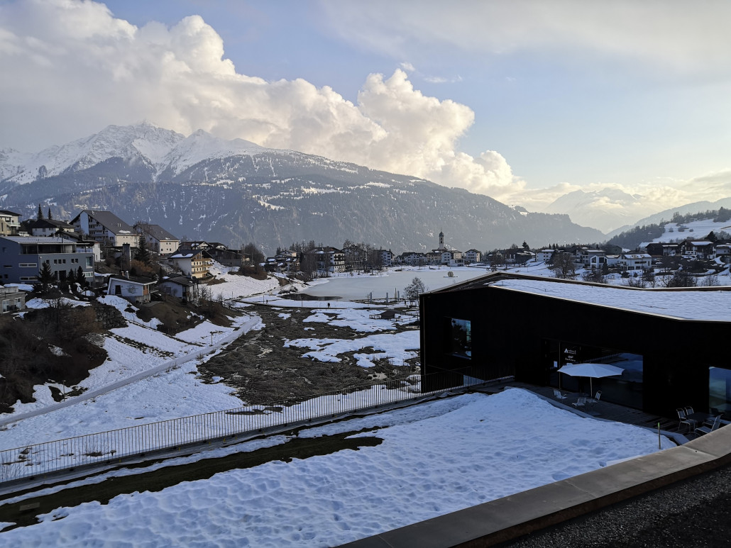 Schöne Aussicht aus meiner Unterkunft.