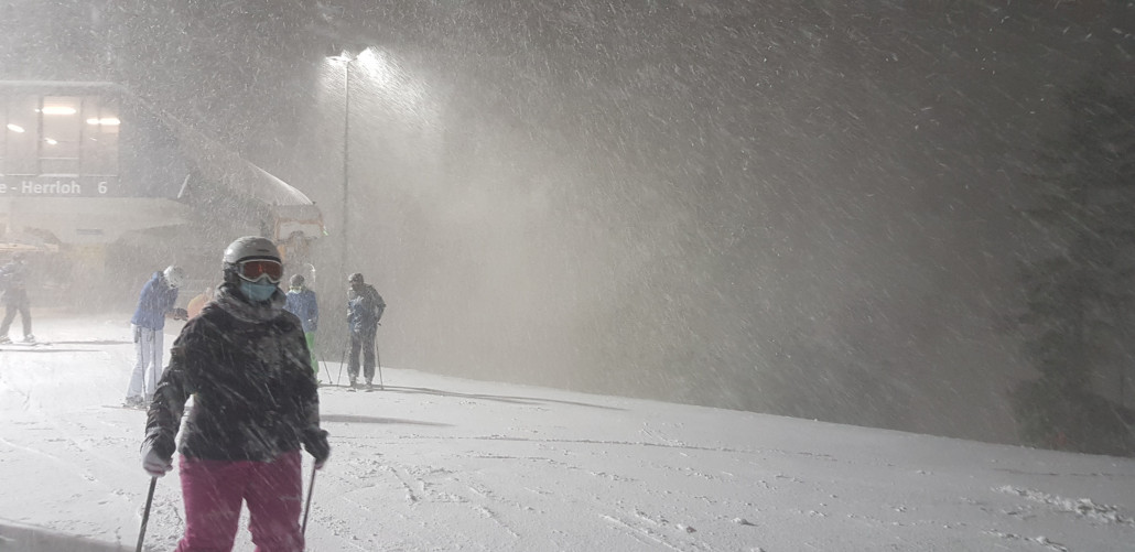 Bissl Neuschnee gabs auch..