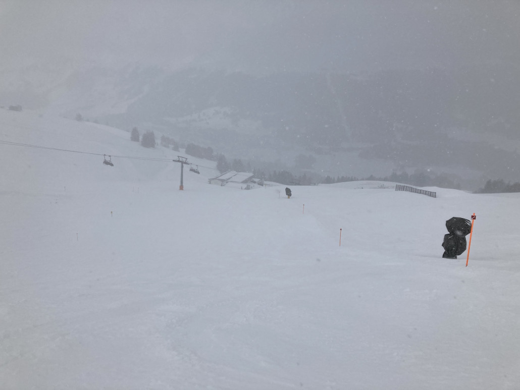 Auch am Lavoz war wenig los. Cool!