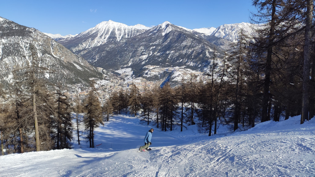 Serre Chevalier - Blick auf Briançon