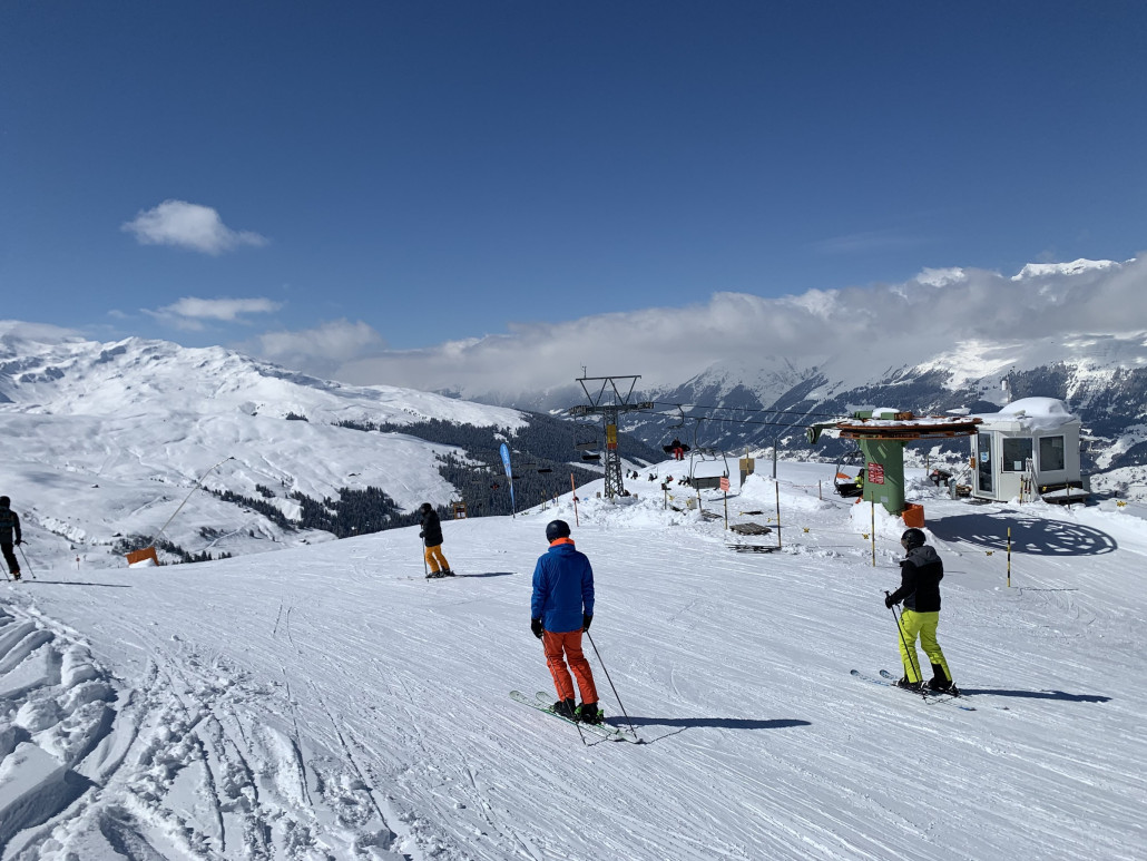 Die südliche Talseite war den ganzen Tag wetterbevorzugt.