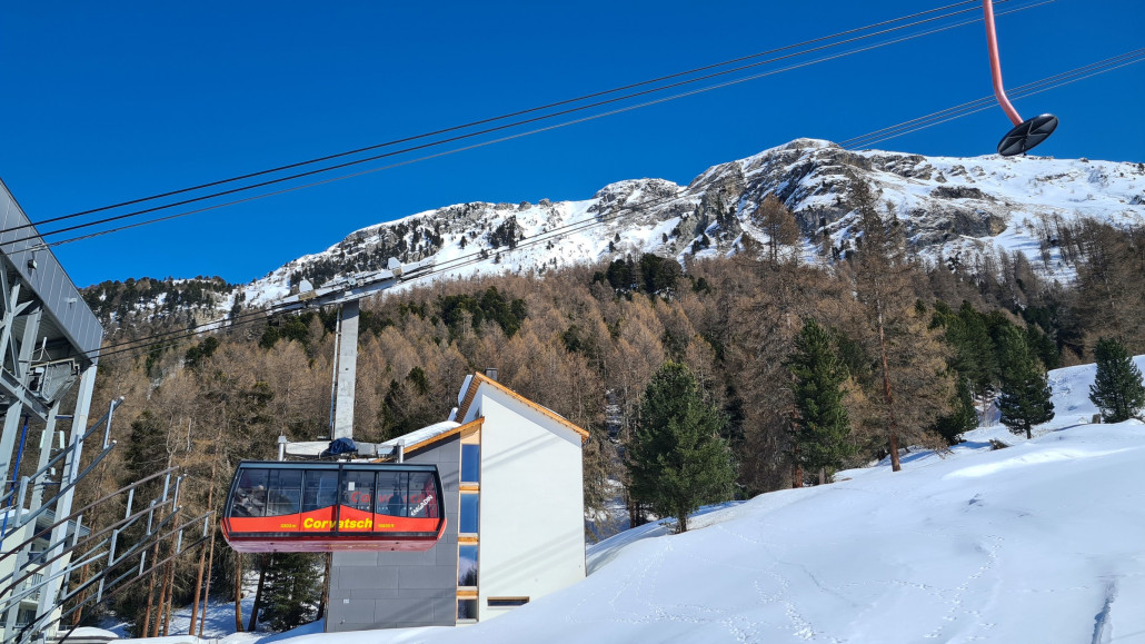 Wechsel zum Corvatsch