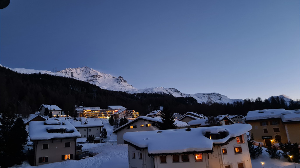 Abendstimmung von der Wohnung