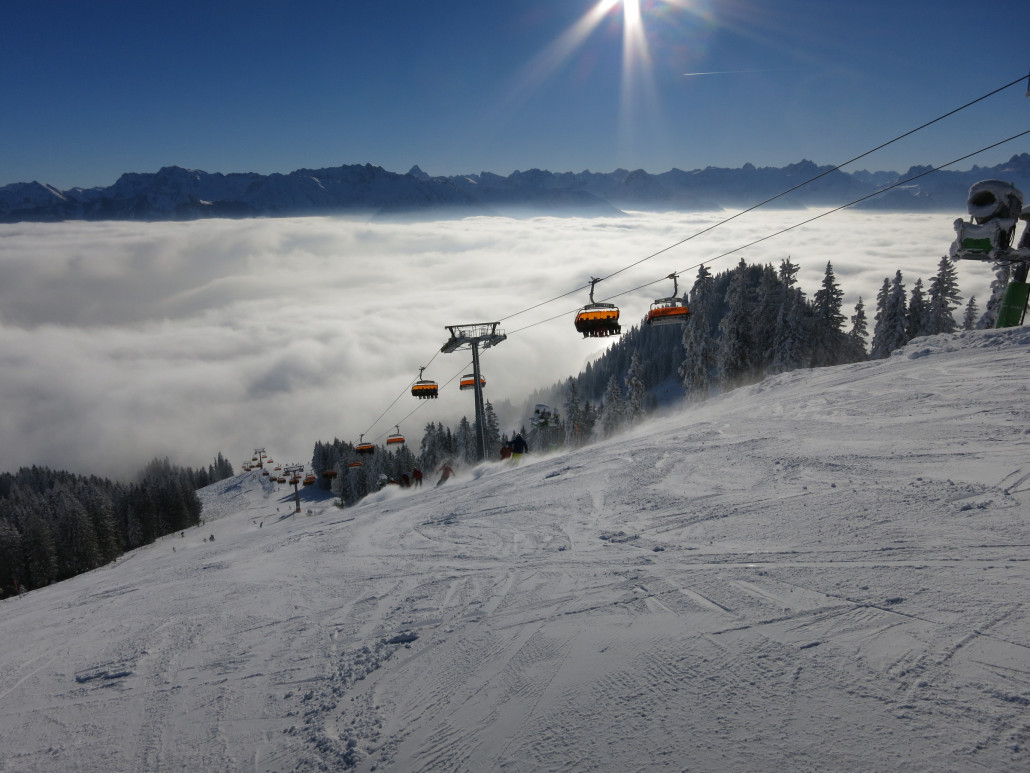 Übern Tal lag eine Nebeldecke