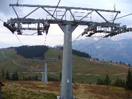 die Hüttn vom Eiberg aus