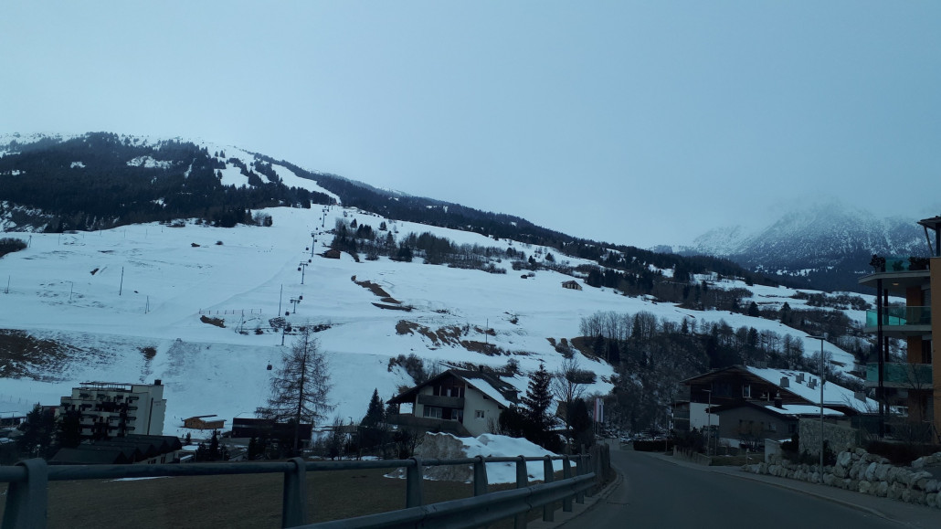 Morgens alles bedeckt