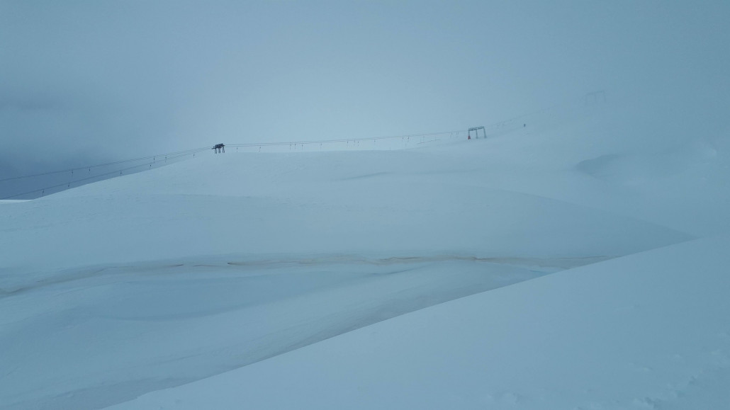 Doch dessen Bergstation war den ganzen Tag in der Wolke drin