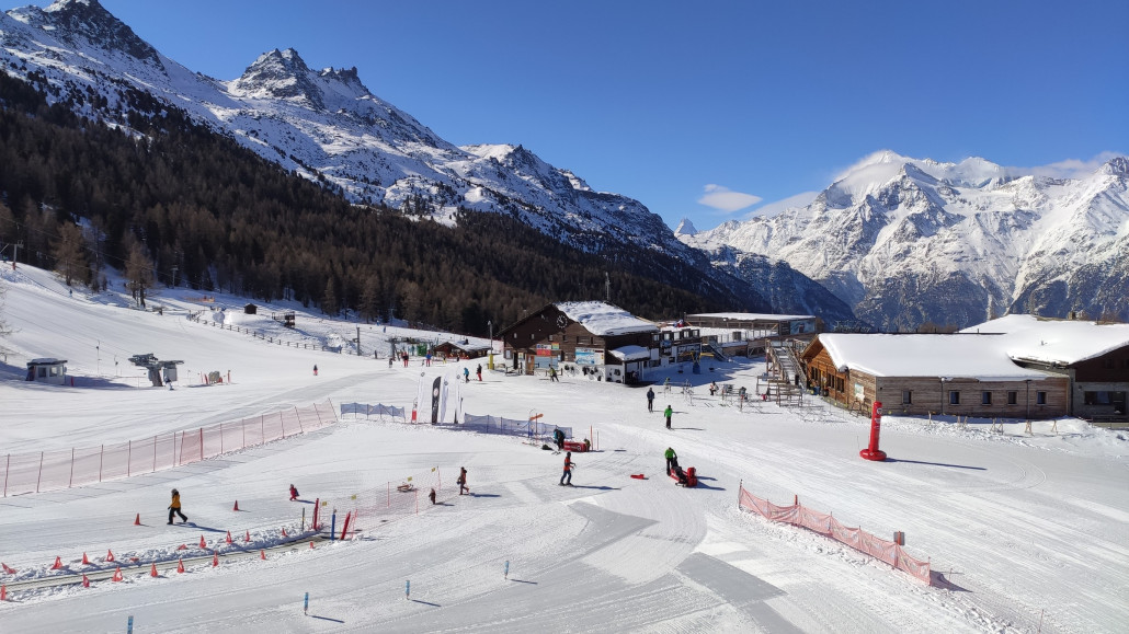 Hannigalp, Matterhorn am Talende