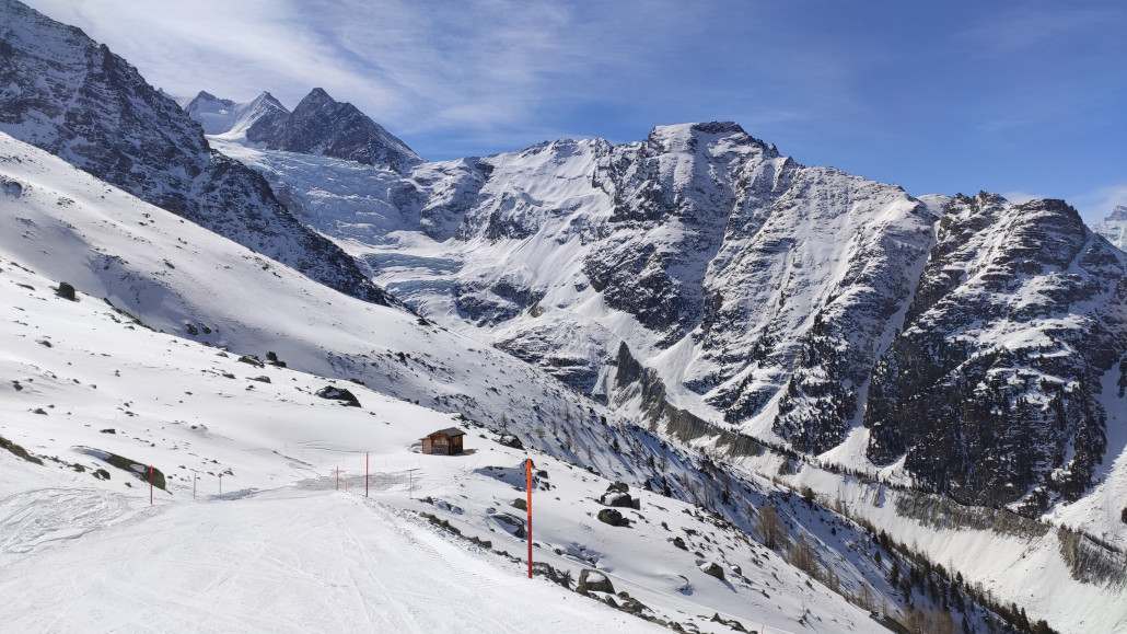 Nach Plattja, Riedgletscher