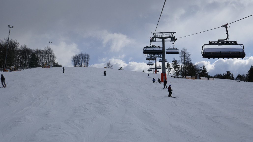 Oberer Teil des Steilhangs, an dem sich einige Dramen abspielten