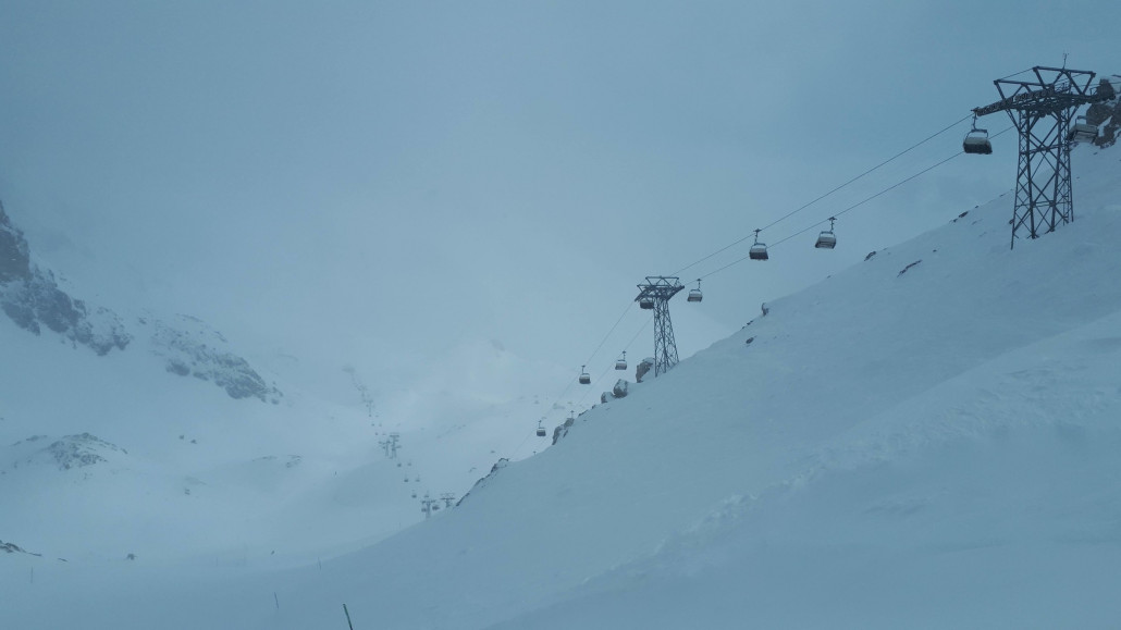 Am Forcla Grischa ist das dann schon etwas dunkler