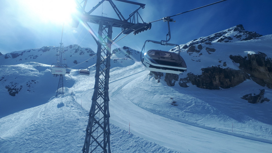 Furtschellas heute nun auch geöffnet.