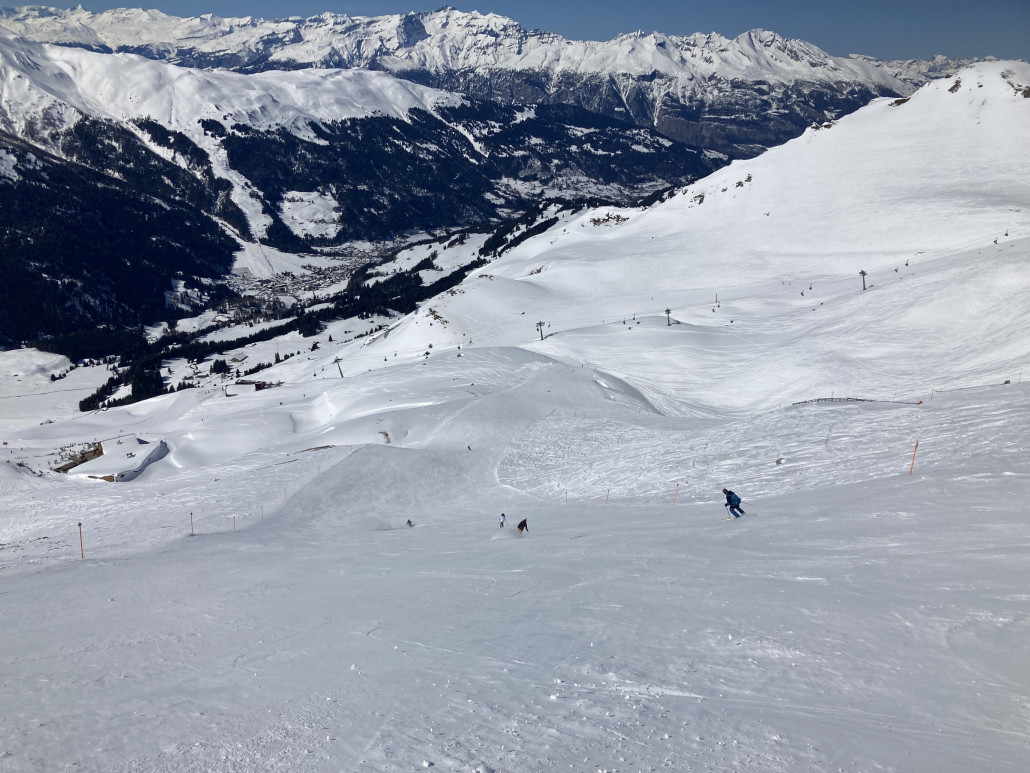Schwarze am Weisshorn Richtung Motta