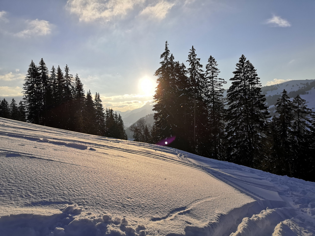 Schöne Stimmung kurz nach 18 Uhr